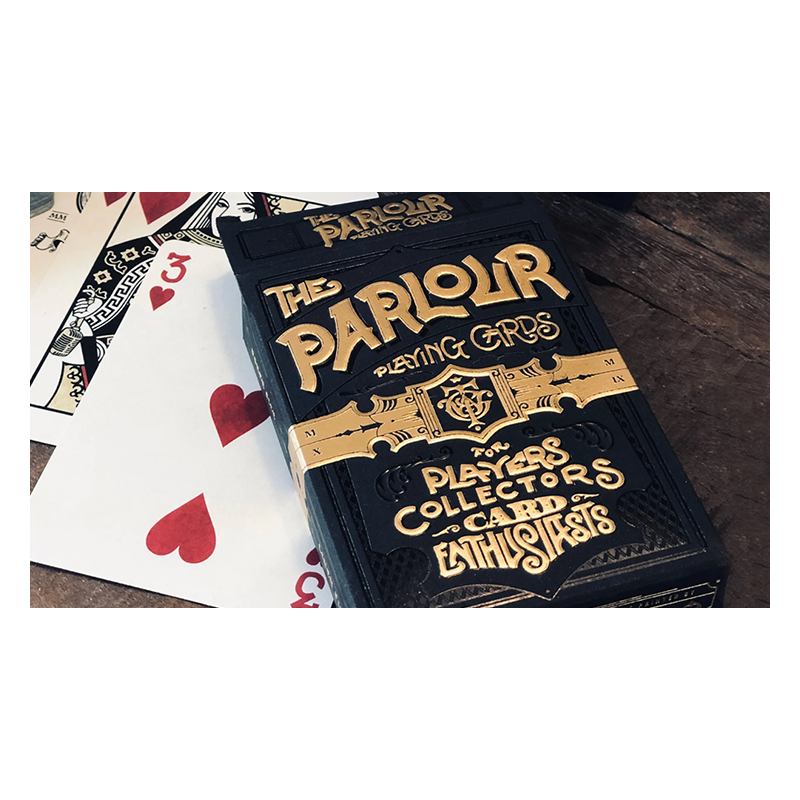 The Parlour Playing Cards (Black Variant) wwww.magiedirecte.com