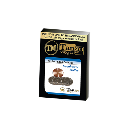 PERFECT SHELL COIN Set EISENHOWER DOLLAR (Shell / 4 Coins) - Tango Magic wwww.magiedirecte.com