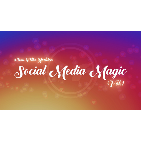 Social Media Magic Volume 1 (DVD and Gimmicks) by Felix Bodden - DVD wwww.magiedirecte.com