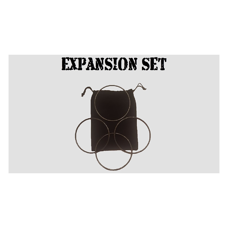 Expansion Set in Dark Black (Gimmick and Online Instructions) by Matthew Garrett - Trick wwww.magiedirecte.com
