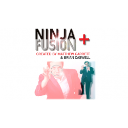 Ninja+ Fusion in Black Chrome (With Online Instructions) by Matthew Garrett & Brian Caswell - Trick wwww.magiedirecte.com