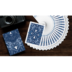 Tulip Playing Cards (Dark Blue) wwww.magiedirecte.com