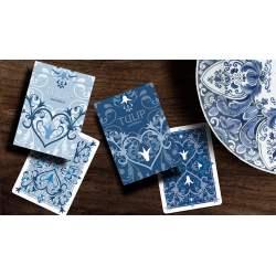 Limited Edition Tulip Set (Dark Blue and Light Blue) by Dutch Card House Company wwww.magiedirecte.com