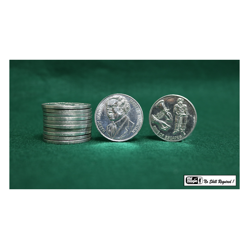 HOUDINI PALMING COINS (12 pieces) - Mr. Magic wwww.magiedirecte.com