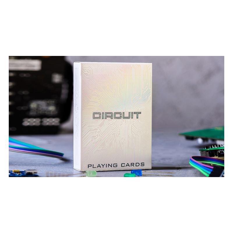 Circuit (White) Playing Cards by Elephant Playing Cards wwww.magiedirecte.com