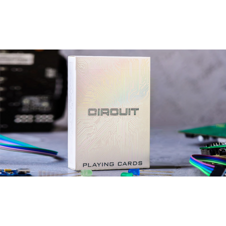 Circuit (White) Playing Cards by Elephant Playing Cards wwww.magiedirecte.com