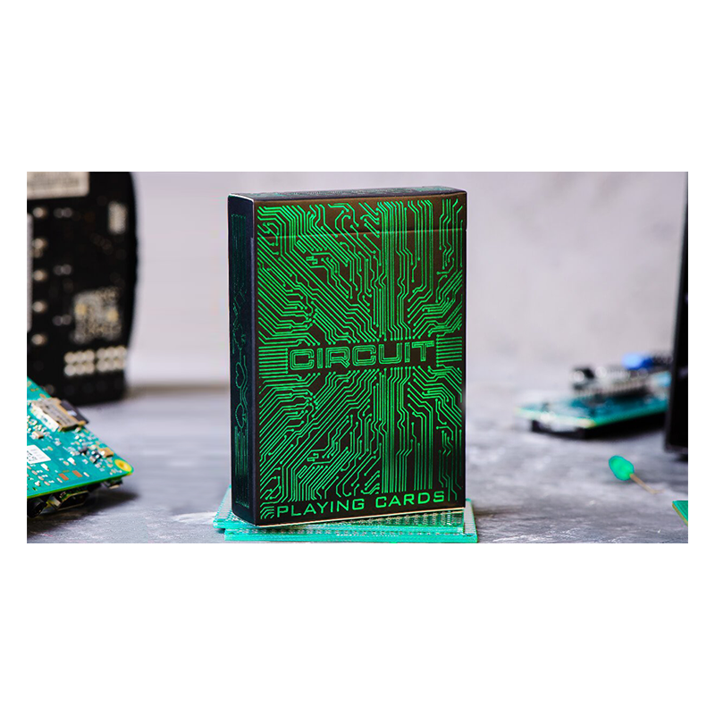 Circuit (Green) Playing Cards by Elephant Playing Cards wwww.magiedirecte.com
