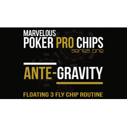 Ante Gravity - Floating 3 Fly Chip Routine (Gimmicks and Online Instructions) by Matthew Wright wwww.magiedirecte.com