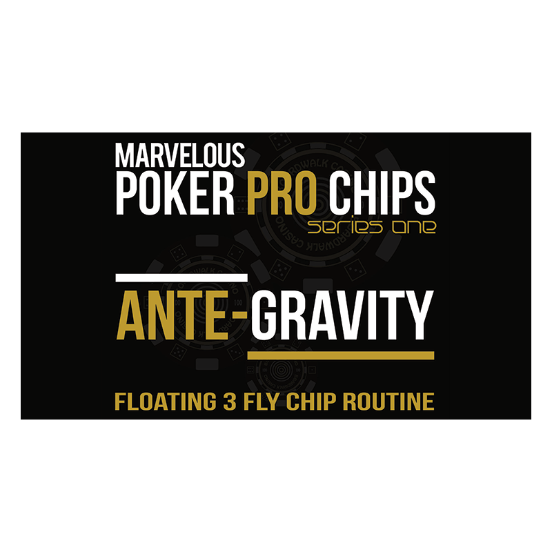 Ante Gravity - Floating 3 Fly Chip Routine (Gimmicks and Online Instructions) by Matthew Wright wwww.magiedirecte.com