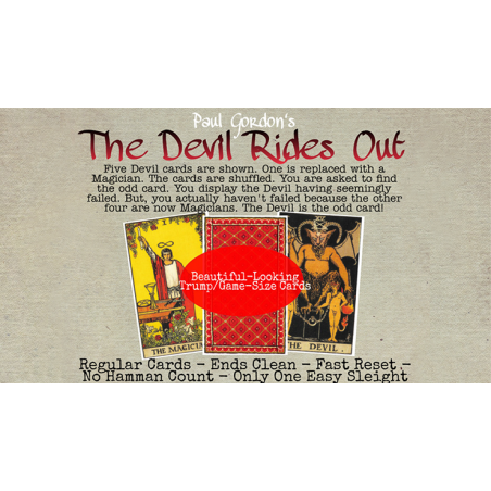 The Devil Rides Out de Paul Gordon - Tour de Magie wwww.magiedirecte.com