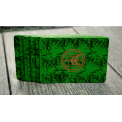 FIBER BOARDS Cardistry Trainers (Emerald Green) by Magic Encarta - Trick wwww.magiedirecte.com