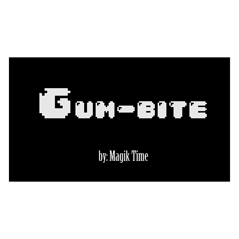GUMBITE (Gimmick and Online Instructions) by Magik Time and Alex Aparicio - Trick wwww.magiedirecte.com