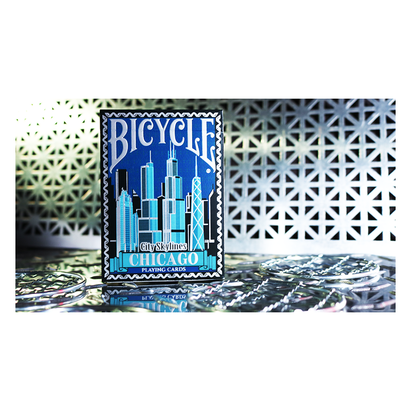 Limited Edition Bicycle City Skylines Jeu de Cartes (Chicago) wwww.magiedirecte.com