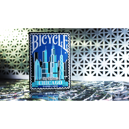 Limited Edition Bicycle City Skylines Jeu de Cartes (Chicago) wwww.magiedirecte.com
