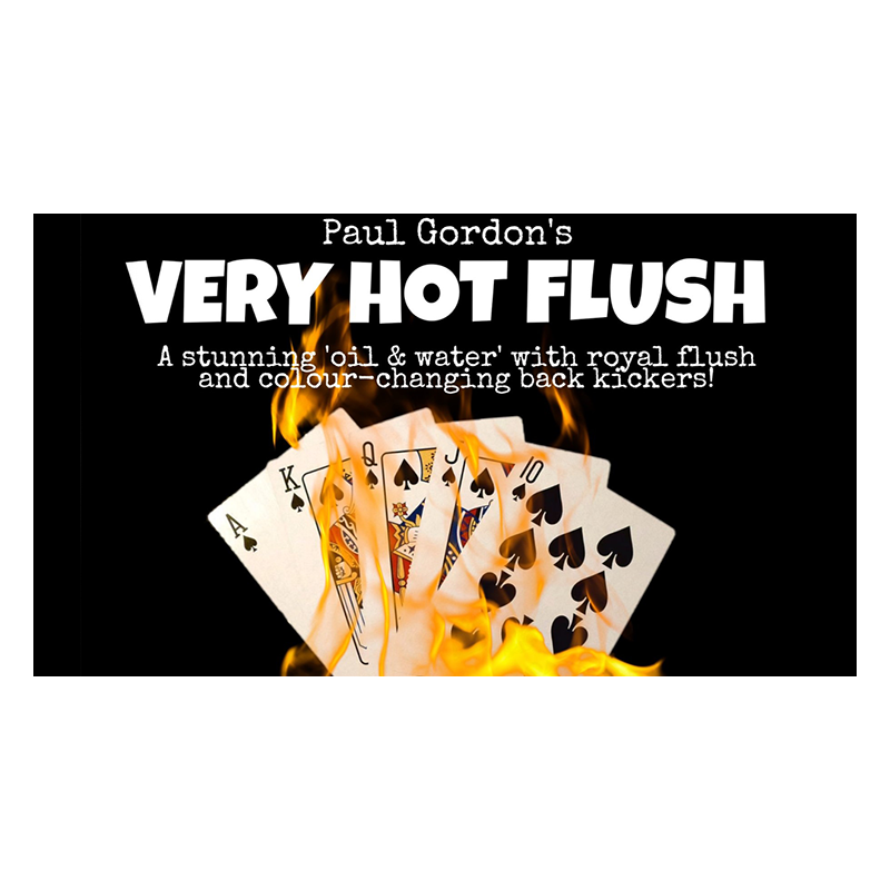 Very Hot Flush by Paul Gordon (Gimmick and Online Instructions) - Trick wwww.magiedirecte.com