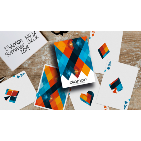 Diamon Playing Cards N° 12 Summer 2019 de Dutch Card House Company wwww.magiedirecte.com