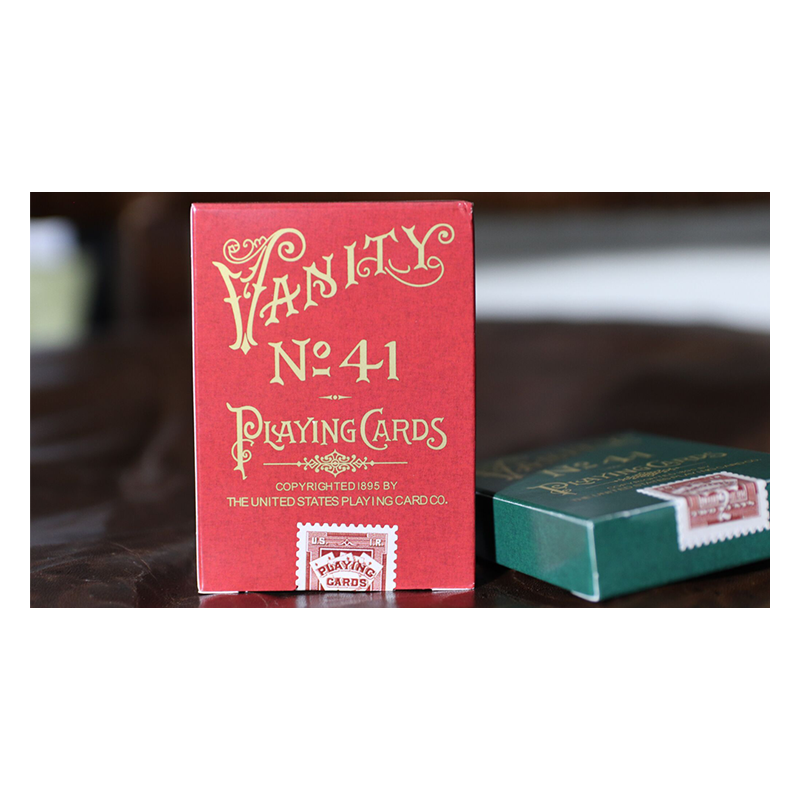 Limited Edition Late 19th Century Vanity Creature (Red) Playing Cards wwww.magiedirecte.com