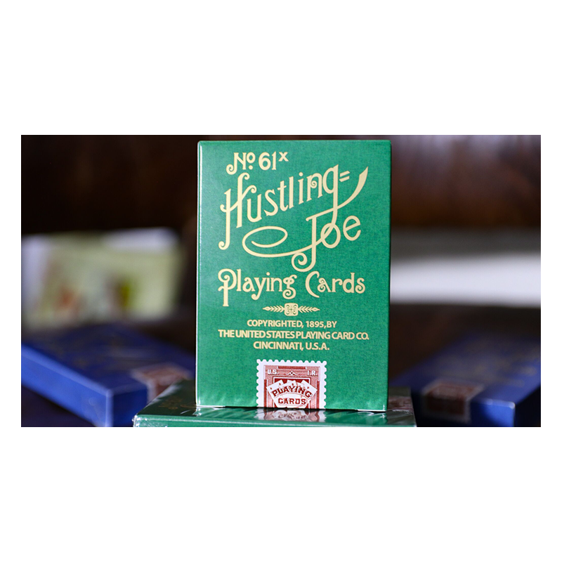 Limited Edition Hustling Joe (Frog Back Green Box) Playing Cards wwww.magiedirecte.com