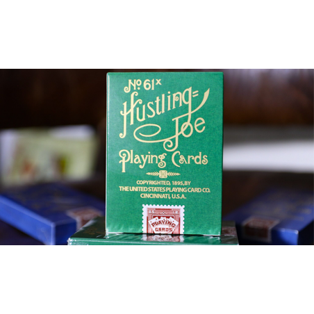Limited Edition Hustling Joe (Frog Back Green Box) Playing Cards wwww.magiedirecte.com