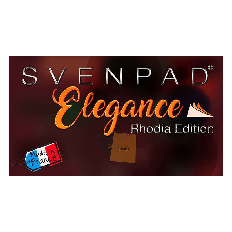 SvenPad® Elegance Rhodia® Edition (Single, Black Cover) - Trick wwww.magiedirecte.com