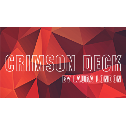 Crimson Deck (Gimmicks and Online Instructions) by Laura London and The Other Brothers - Trick wwww.magiedirecte.com
