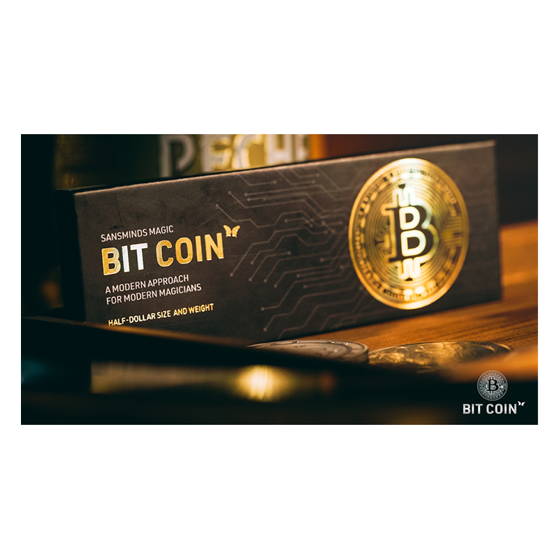 The Bit Coin Silver (3 Gimmicks and Online Instructions) by SansMinds - Trick wwww.magiedirecte.com