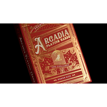 The Conjurer Playing Cards (Red) by Arcadia Playing Cards wwww.magiedirecte.com