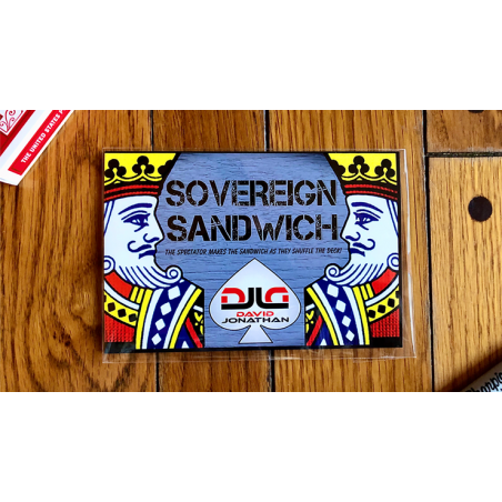 Sovereign Sandwich RED by David Jonathan wwww.magiedirecte.com