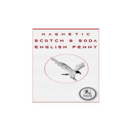 Magnetic Scotch and Soda English Penny by Eagle Coins - Trick wwww.magiedirecte.com