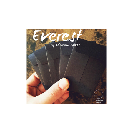 Everest (Gimmicks and Online Instructions) by Thaddius Barker Produced by Mentalism Center wwww.magiedirecte.com