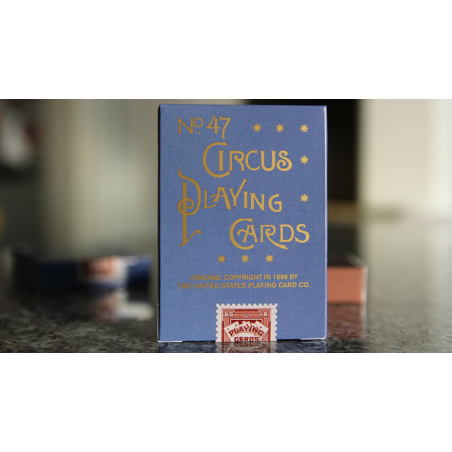 Circus No. 47 (Blue) Playing Cards wwww.magiedirecte.com