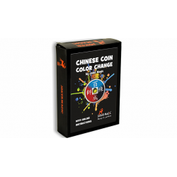 Chinese Coin Color Change (Gimmicks and Online Instructions) by Joker Magic - Trick wwww.magiedirecte.com