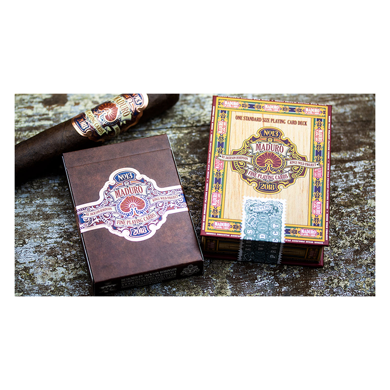 Maduro Gold Edition Playing Cards by Kings Wild Project wwww.magiedirecte.com