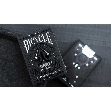 Limited Edition Bicycle Grid Blackout Playing Cards wwww.magiedirecte.com
