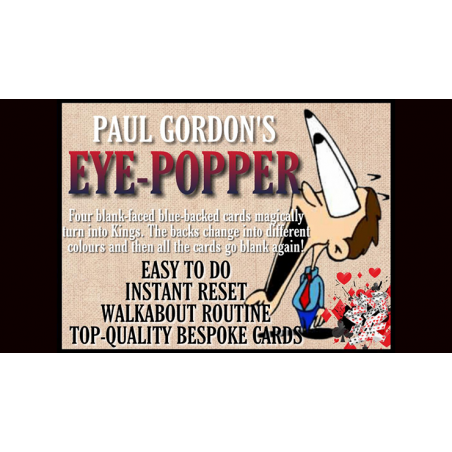 EYE POPPER de Paul Gordon  - Tour de cartes magie wwww.magiedirecte.com
