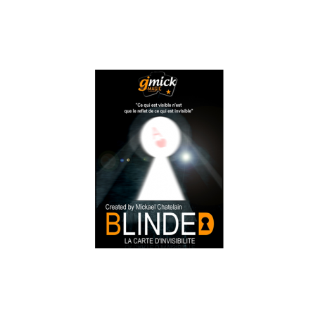 BLINDED Rouge  de Mickael Chatelain - Tour de magie wwww.magiedirecte.com
