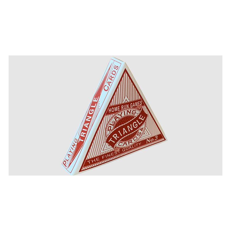 jeu de cartes Triangle (Rouge) wwww.magiedirecte.com