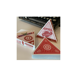 jeu de cartes Triangle (Rouge) wwww.magiedirecte.com