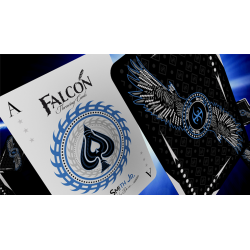 Silver Falcon Throwing Cards (Foil) by Rick Smith Jr. and De'vo wwww.magiedirecte.com