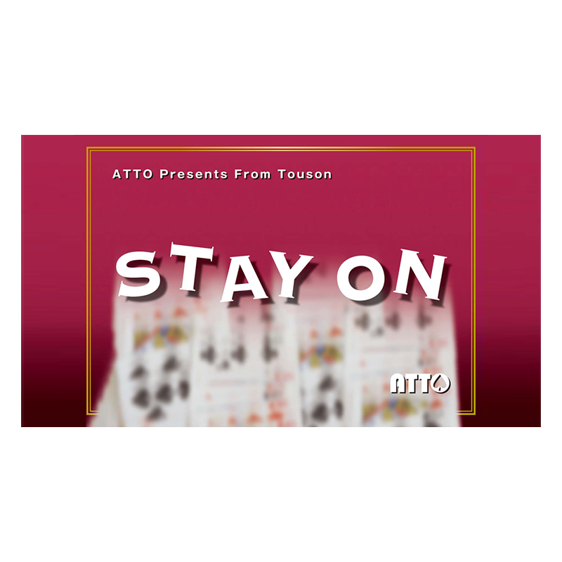 STAY ON by Touson & Katsuya Masuda (Gimmick and Online Instructions) - Trick wwww.magiedirecte.com