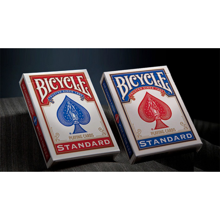 Bicycle Standard Playing Cards in Mixed Case Red/Blue(12pk) wwww.magiedirecte.com