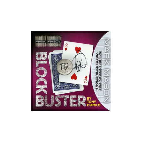 BLOCK BUSTER Bleu (Gimmick and Online Instructions) by Tony D'Amico and Mark Mason - Tour de Magie wwww.magiedirecte.com