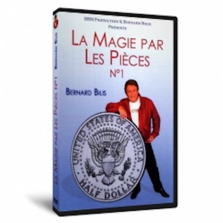 DVD La magie par les pièces Vol.1 - Bernard BILIS wwww.magiedirecte.com